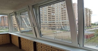 Остекление балкона Белогорск цена от 9864 руб. м/п. за 50 часов