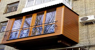 Внешняя отделка балкона Белогорск цена от 1039 руб. м/2.